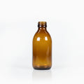Glazen fles amber DIN28